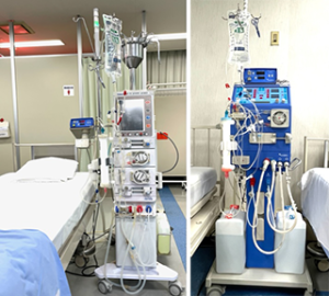 個人機を使用し患者様一人一人に合わせた透析療法をご提供します